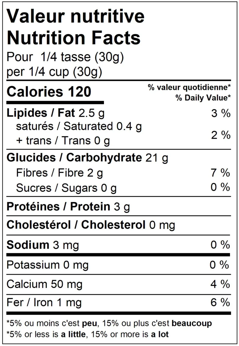 Organic whole oat  flour - Image 2